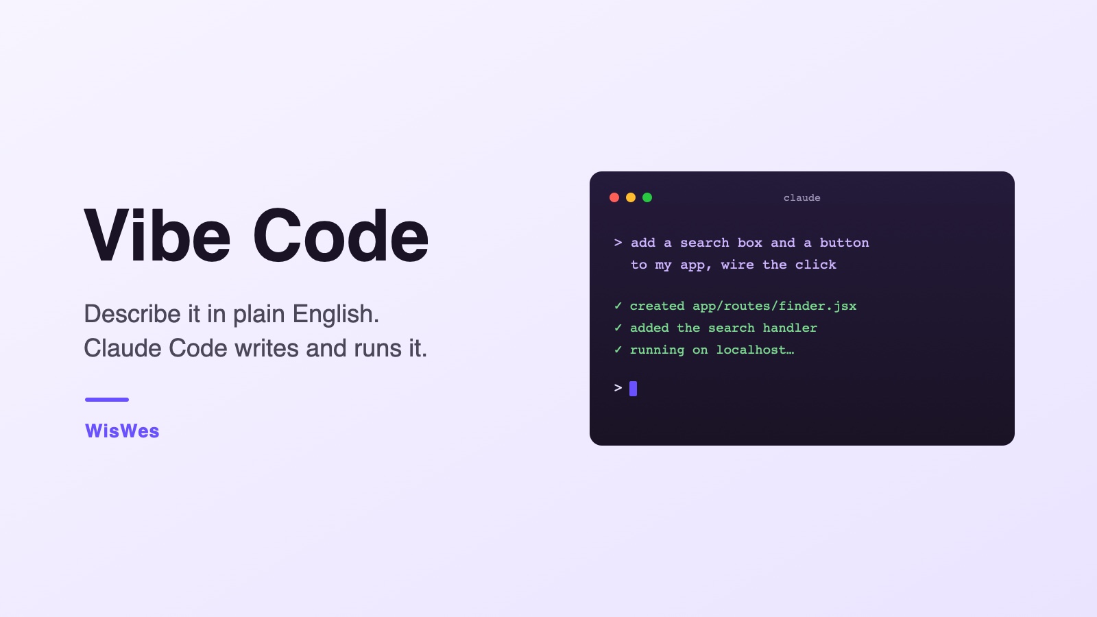 Vibe Code — build real software with AI, even if you don’t code. Guides for founders and managers using Claude Code.
